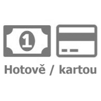 Hotově / platební kartou Hotově / platební kartou
