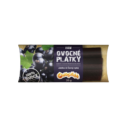 Plátky ovocné jablko-černý rybíz 20 g   OVOCŇÁK