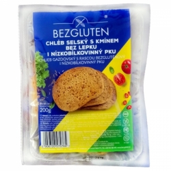 Chléb selský s kmínem 200g Bezgluten