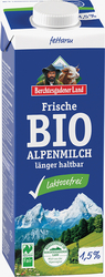 Bio čerstvé alpské mléko bez laktózy polotučné BGL 1 l