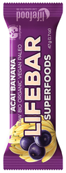 Bio raw tyčinka acai s banánem Lifefood 47 g