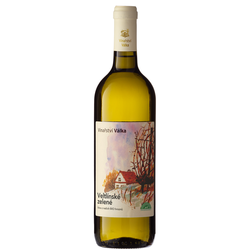 Víno bílé Veltlínské zelené ročník 2021 - pozdní sběr (suché) 750 ml BIO VINAŘSTVÍ VÁLKA 