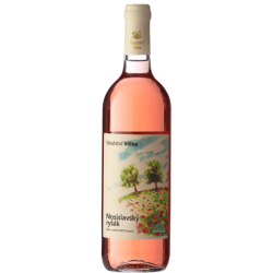 Víno růžové Nosislavský ryšák ročník 2021 - moravské zemské (polosuché) 750 ml BIO VINAŘST