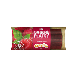 Plátky ovocné jablko-malina 20 g   OVOCŇÁK