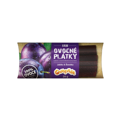 Plátky ovocné jablko-švestka 20 g   OVOCŇÁK