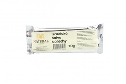 Chalva Izrael s ořechy - Natural 70g