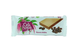 Oplatka s kávovou náplní s amaranthem bez lepku - Celihope 25g