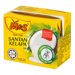 Kokosová alternativa smetany 21 % tuku 200 ml   M&S