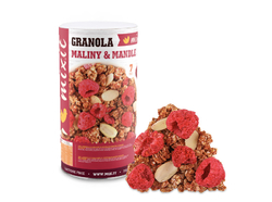 Granola z pece - Maliny a mandle 440g Mixit