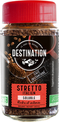 Bio instantní káva Stretto Destination 100 g