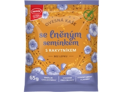 Ovesná kaše s rakytníkem a lněným semínkem 65g Semix