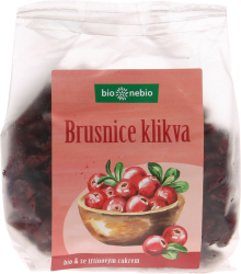 Bio brusnice klikva se třtinovým cukrem bio*nebio 200 g