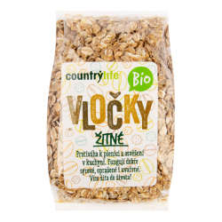 Vločky žitné 250 g BIO   COUNTRY LIFE