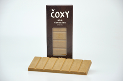 ČOXY - bílá čokoláda s kávou a xylitolem - Natural 50g