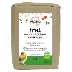 Mouka žitná celozrnná hrubě mletá 1 kg BIO PROBIO