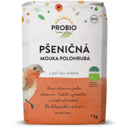 Mouka pšeničná polohrubá 1 kg BIO PROBIO