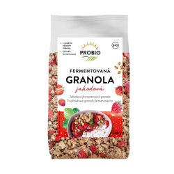 Műsli křupavé - granola fermentovaná jahodová 300 g BIO PROBIO 