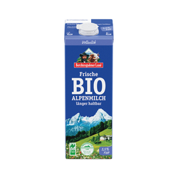 Mléko čerstvé alpské plnotučné 1 l BIO   BGL