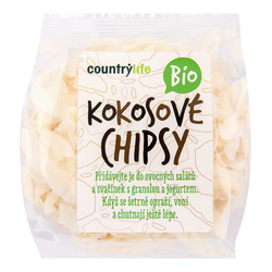 Kokosové chipsy 150 g BIO   COUNTRY LIFE