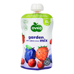 Příkrm ovocné pyré zahradní směs mix - kapsička 120 g   OVKO