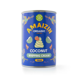 Krém kokosový ke šlehání 30 % tuku 400 ml BIO   AMAIZIN
