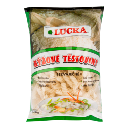 Těstoviny vřetena rýžové bezlepkové 300 g   LUCKA