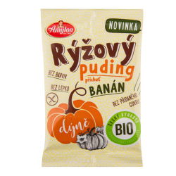 Pudink rýžový s dýní a příchutí banánu bezlepkový 40 g BIO   AMYLON