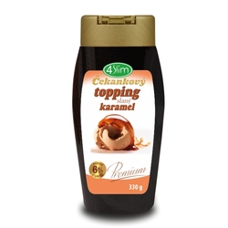Čekankový topping příchuť slaný karamel 330g 4slim