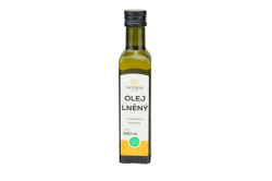 Olej lněný za studena lisovaný - Natural 250ml