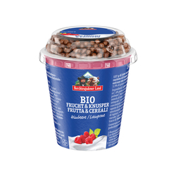 Jogurt malinový s čokoládovými kuličkami 150 g BIO   BGL