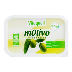Margarín Molivo s olivovým olejem 250 g BIO   VITAQUELL