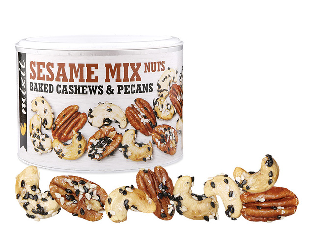 Oříšky z pece - sezam a růžová sůl 150g Mixit