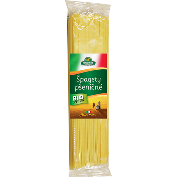 Špagety pšeničné bílé 500 g BIO BIOLINIE