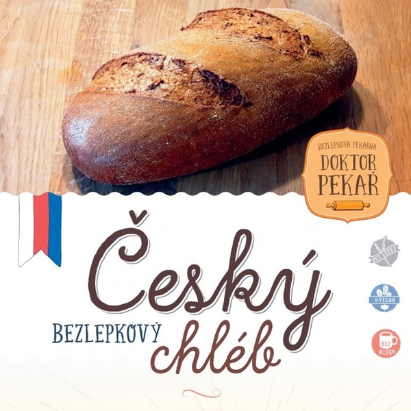 Český bezlepkový chléb 350g Doktor Pekař