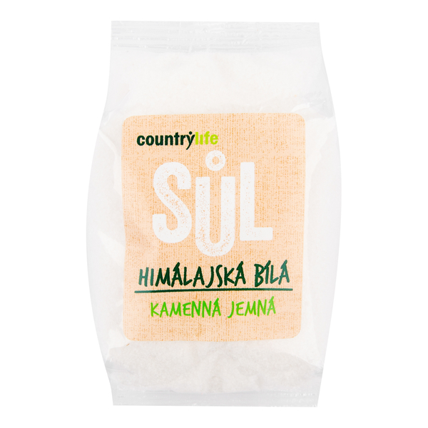 Sůl himálajská bílá jemná 500 g   COUNTRY LIFE