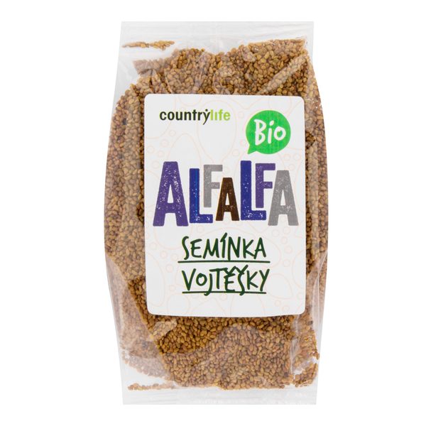 Alfalfa  semínka vojtěšky 125 g BIO   COUNTRY LIFE